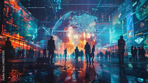 Visualizing the bustling world trade and global 