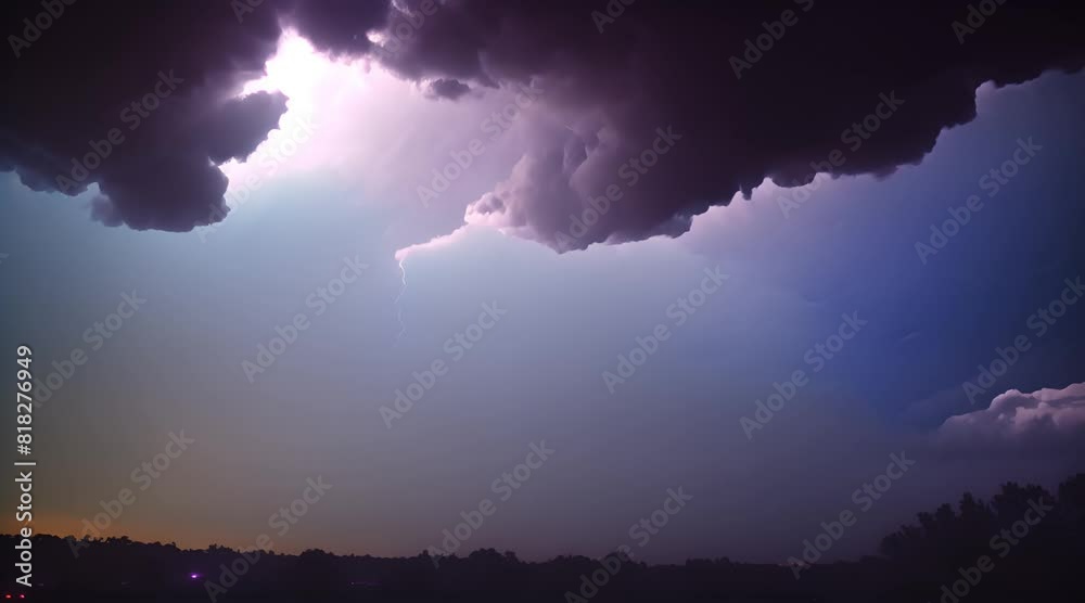 Heavy clouds bringing thunder, lightnings and storm. Thunderstorm flashes with multiple bolts of lightning Heavy clouds bringing thunder, lightnings and storm. Thunderstorm flashes with multiple bolts of lightning