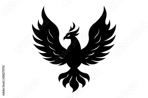  fire fenix vector silhouette illustration