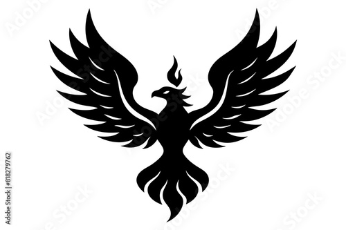  fire fenix vector silhouette illustration