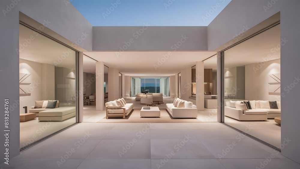 Modern luxury interior of a building Modern luxury interior of a building