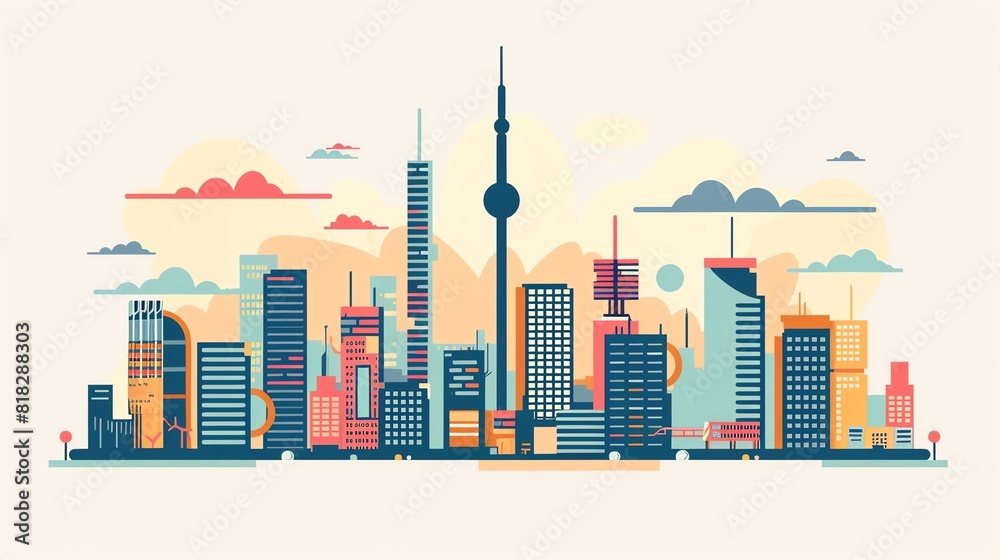 Fototapeta premium Toronto is a city in Canada.
