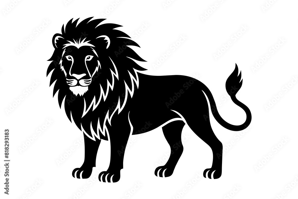 lion vector silhouette illustration lion vector silhouette illustration