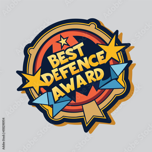 Best defence award background design