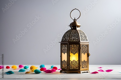 modern beautiful minimalistic eid ul adha eid ul fitr ramadan Mubarak Islamic lantern celebration background photo