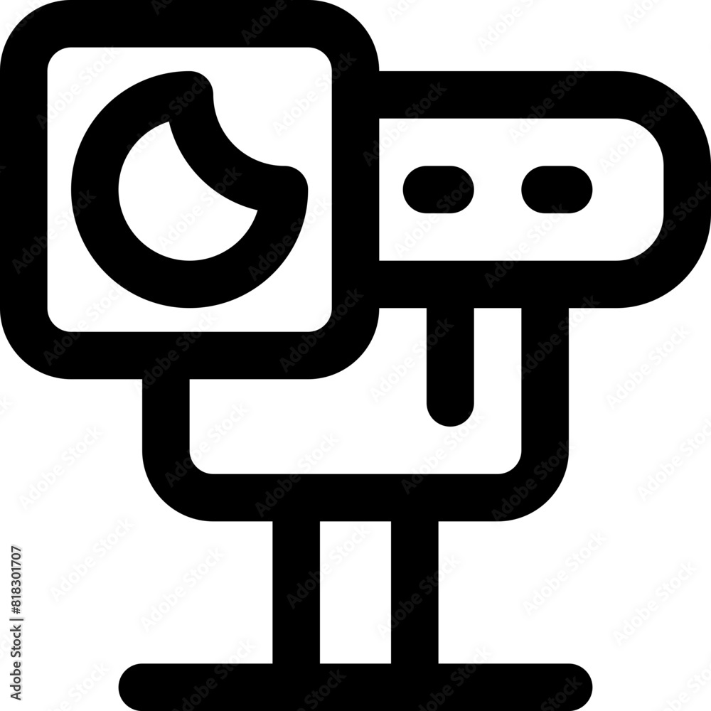 webcam icon. vector line icon for your website, mobile, presentation, and logo design. webcam icon. vector line icon for your website, mobile, presentation, and logo design.