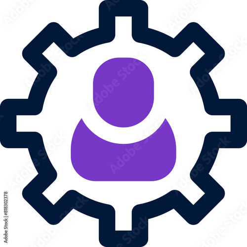setting icon. vector dual tone icon for your website, mobile, presentation, and logo design.