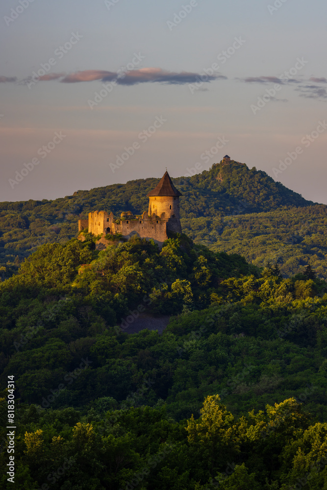 Fototapeta premium Somoska castle on Slovakia Hungarian border