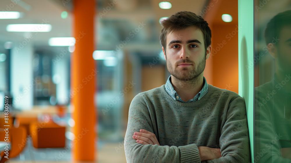 portrait of a man in the office