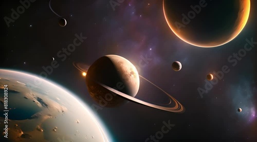 planet in space