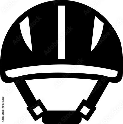 Motorcycle helmet vector icon. Racing team helmet, Construction helmet, motorcycle helmet, hard hat black flat for web design isolated on transparent background.
