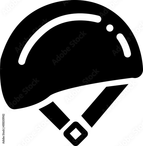 Motorcycle helmet vector icon. Racing team helmet, Construction helmet, motorcycle helmet, hard hat black flat for web design isolated on transparent background.