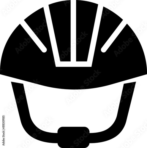 Motorcycle helmet vector icon. Racing team helmet, Construction helmet, motorcycle helmet, hard hat black flat for web design isolated on transparent background.
