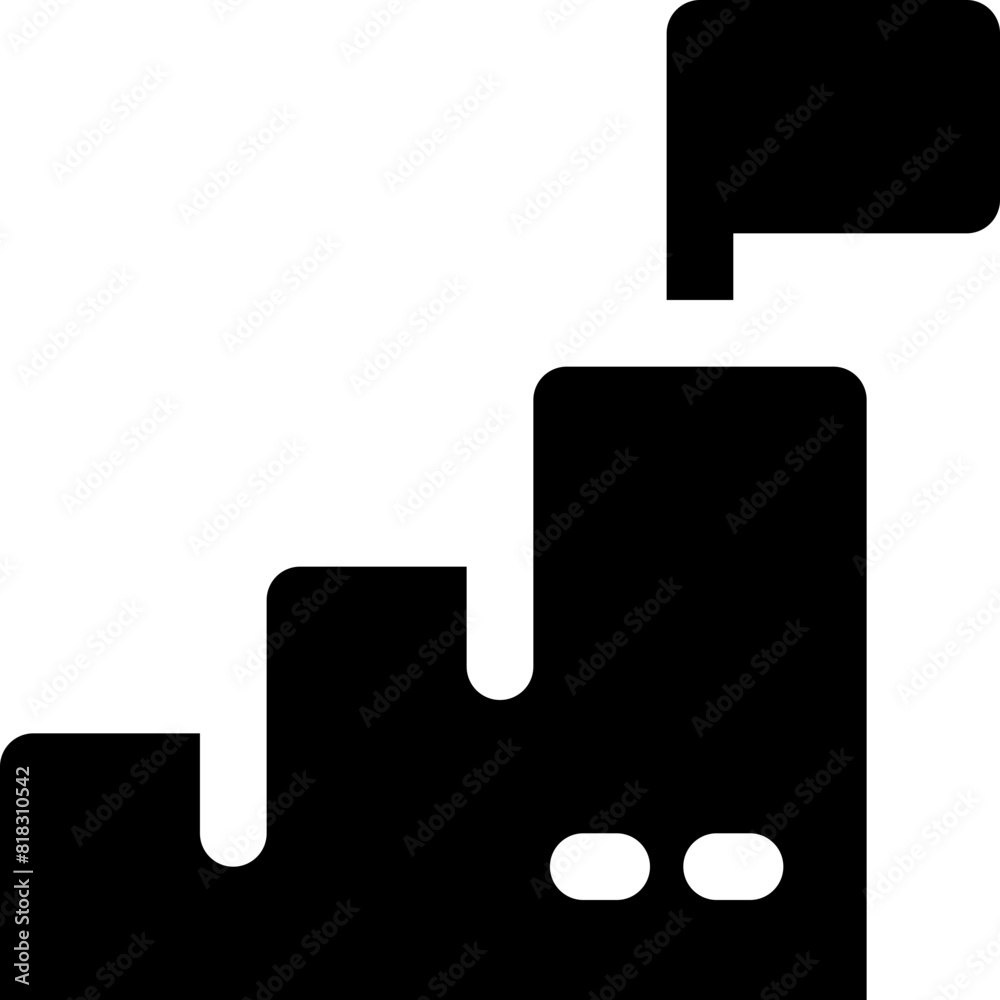 career step icon. vector glyph icon for your website, mobile, presentation, and logo design. career step icon. vector glyph icon for your website, mobile, presentation, and logo design.
