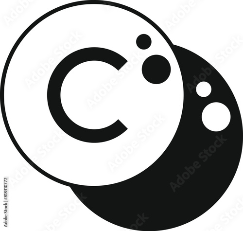The yin yang balance symbol, a traditional chinese philosophy concept of harmony. Equilibrium. And unity in taoism and zen spirituality