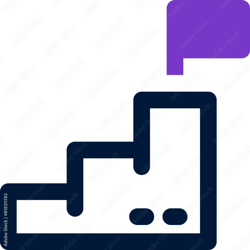 career step icon. vector dual tone icon for your website, mobile, presentation, and logo design. career step icon. vector dual tone icon for your website, mobile, presentation, and logo design.