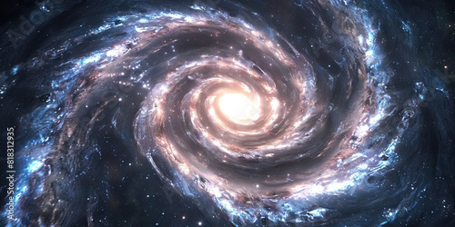An ageless spiral galaxy extends its glorious arms across the cosmos, eternally revealing the secrets of eons past.