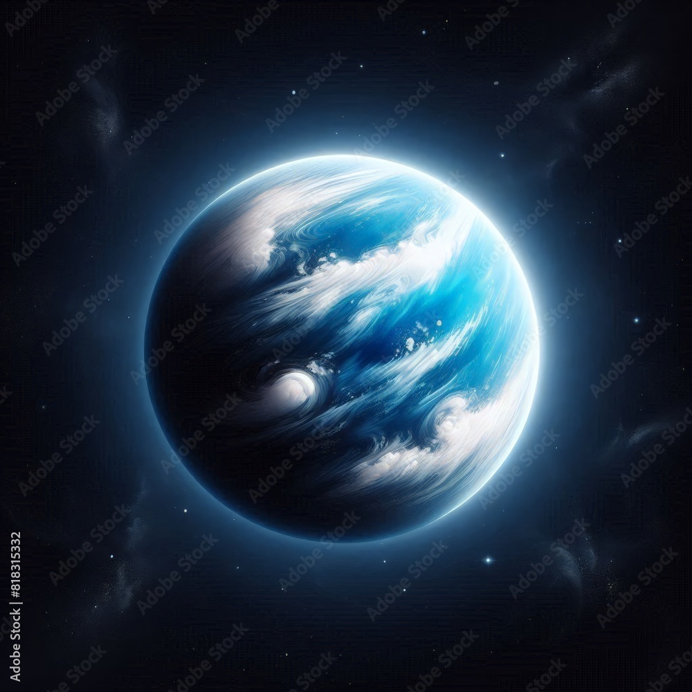 planet in space