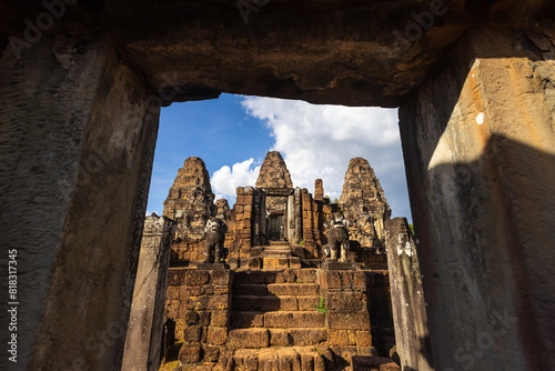 Historic Prasat Ta Keo temple in Siem Reap, Cambodia. photo