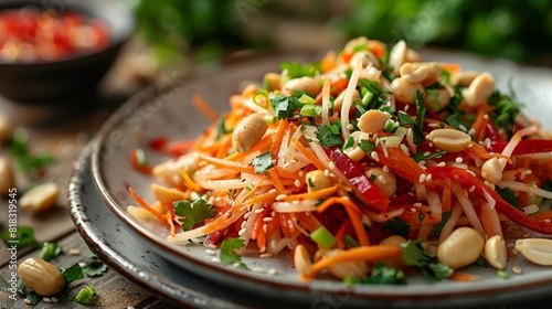 Healthy food wrap salad pasta