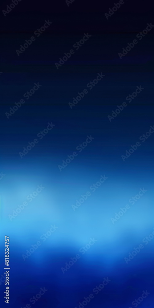 A blue sky with a white horizon