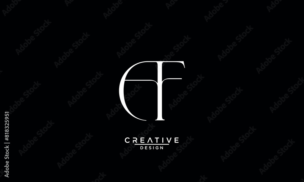 AF, FA, A, F, Abstract Letters Logo Monogram AF, FA, A, F, Abstract Letters Logo Monogram