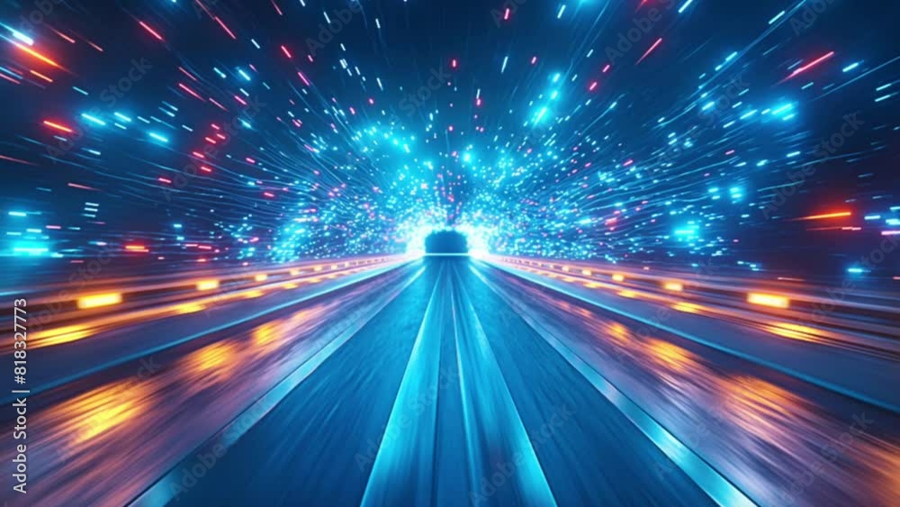 Gradient line blue speed motion background, Light Art abstract animation loop wallpaper Background Gradient line blue speed motion background, Light Art abstract animation loop wallpaper Background