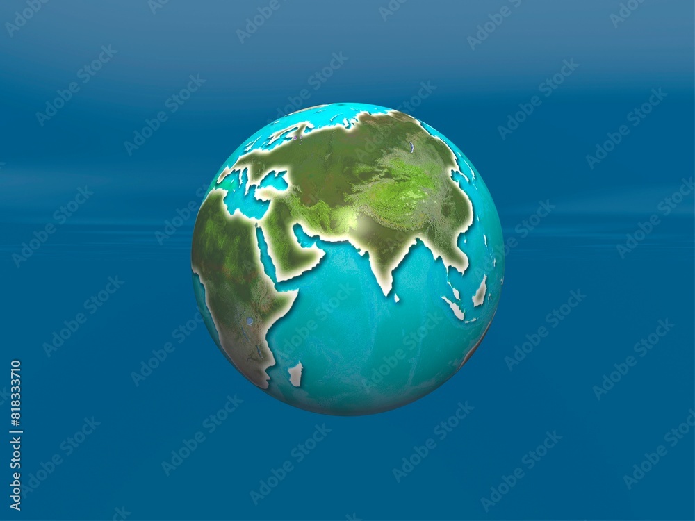 Fototapeta premium 3D Globe