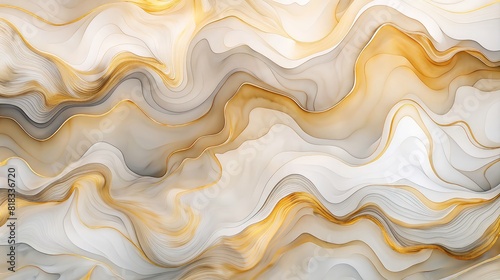 Golden luxurious background with golden texture, white, blue sandstone texture. The background is made of an abstract marble slab. Artistic and graphic background