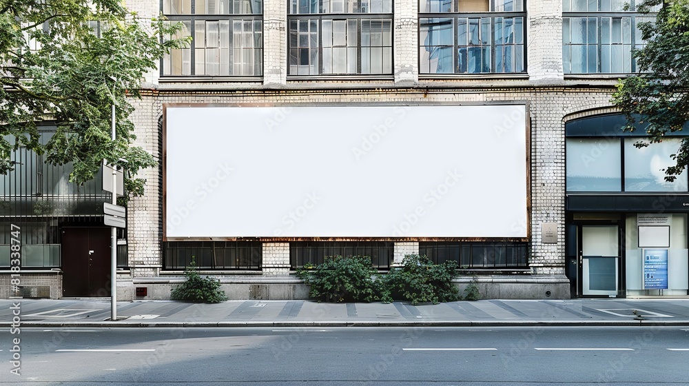 City billboard mockup design City billboard mockup design