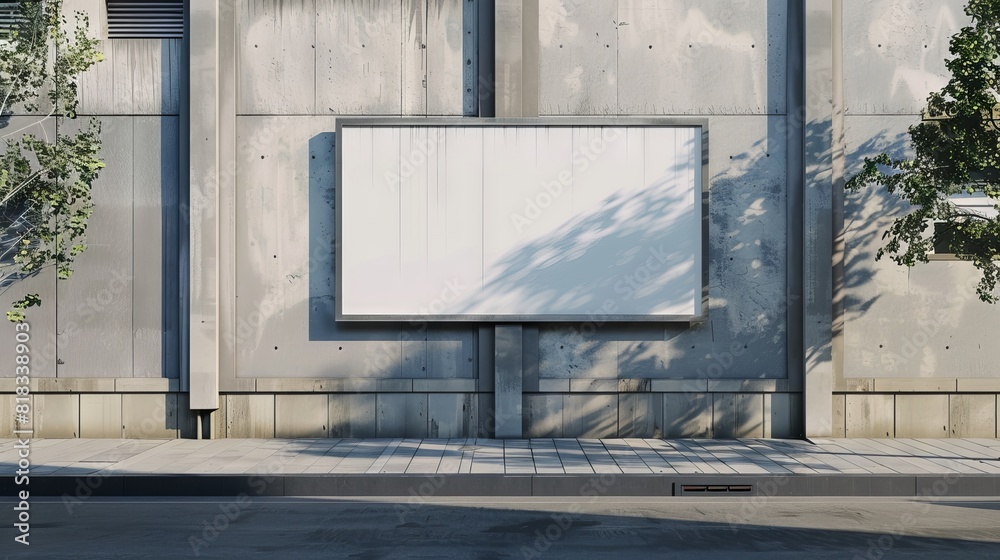 Obraz premium City billboard mockup design