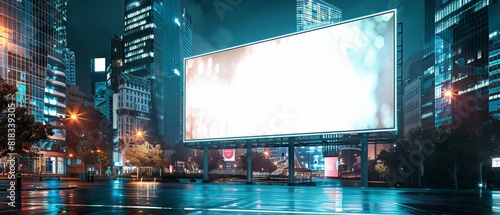 City billboard mockup design