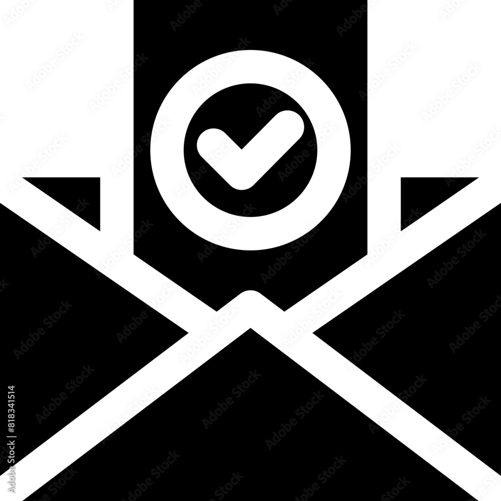 accept email icon. vector glyph icon for your website, mobile, presentation, and logo design. accept email icon. vector glyph icon for your website, mobile, presentation, and logo design.