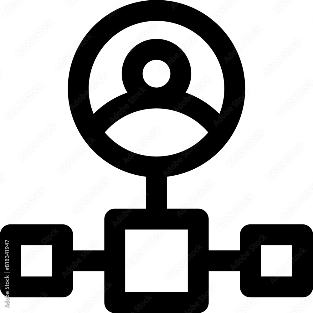 hierarchy icon. vector line icon for your website, mobile, presentation, and logo design. hierarchy icon. vector line icon for your website, mobile, presentation, and logo design.