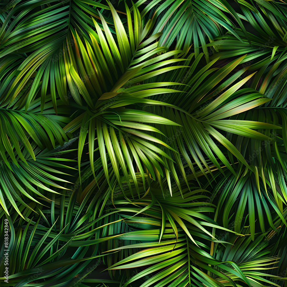 Palm leaves background Palm leaves background