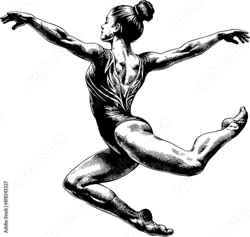 Artistic Gymnastics Woman Athlete 