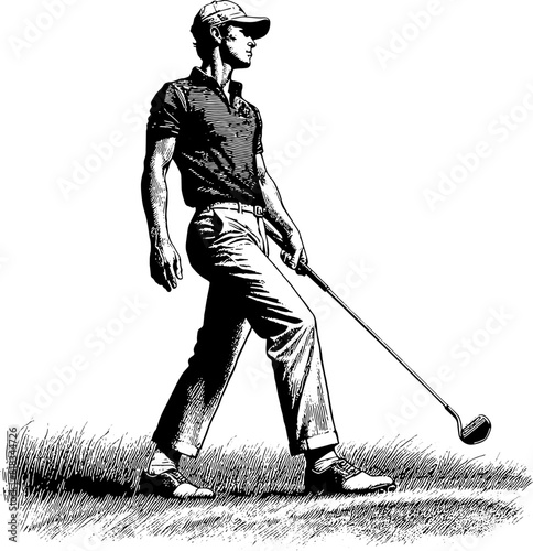 Man Golf Player