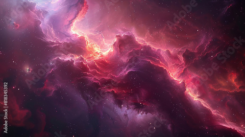 Ethereal Space Gas Clouds Capturing the Mystical Beauty of Celestial Phenomena Through Astrophotography