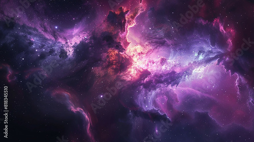 Ethereal Space Gas Clouds Capturing the Mystical Beauty of Celestial Phenomena Through Astrophotography