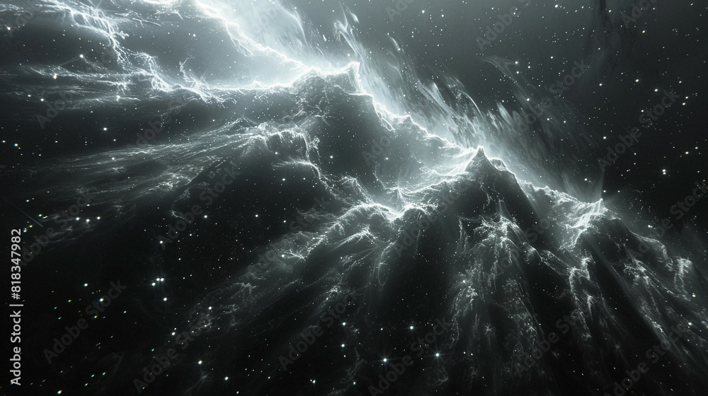 Fototapeta premium Nebula Cloud A Spectacular Display of Celestial Beauty Captured in Stunning Astrophotography