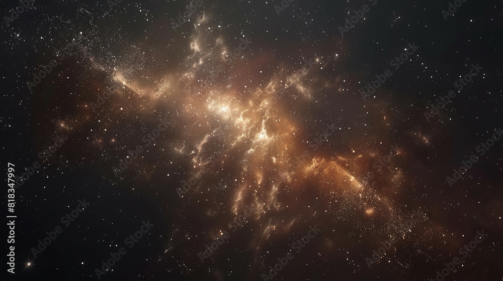 Fototapeta premium Nebula Cloud A Spectacular Display of Celestial Beauty Captured in Stunning Astrophotography