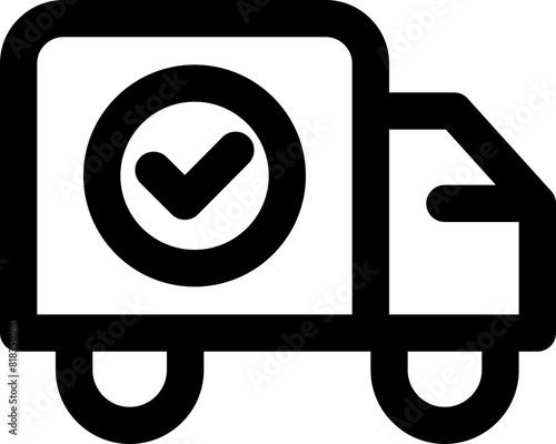delivered icon. vector line icon for your website, mobile, presentation, and logo design.