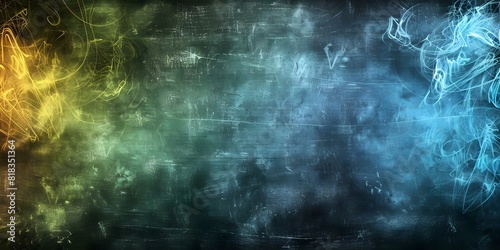 Adding Intrigue to Designs: Mysterious Grungy Chalkboard Background for Posters or Book Covers. Concept Chalkboard Aesthetic, Grungy Texture, Mysterious Vibe, Intriguing Designs