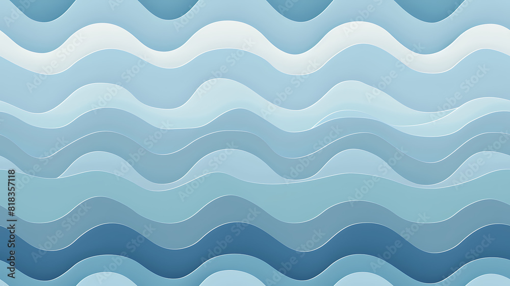 Soothing Blue Gradient Geometric Wave Pattern - Seamless tile. Endless and repeat print. Soothing Blue Gradient Geometric Wave Pattern - Seamless tile. Endless and repeat print.