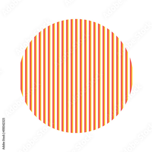 circle vector vertical lines, design element.
