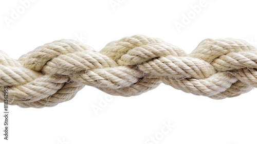 Rope white background durability strength 