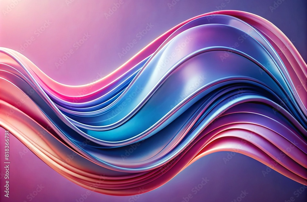 Soft, pastel-colored wave design with smooth gradients, pinks, reds, purple, generative ai Soft, pastel-colored wave design with smooth gradients, pinks, reds, purple, generative ai