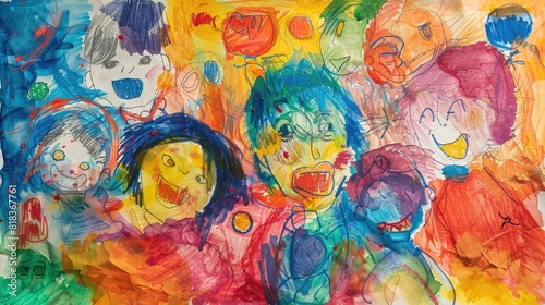 Creative Energy Unleashed: Children Drawing, Expressing, and Enriching