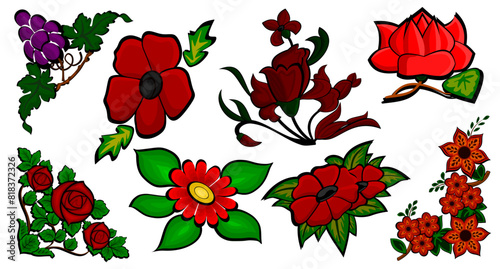 Flowers Vector Art Collection for those who love flowers.