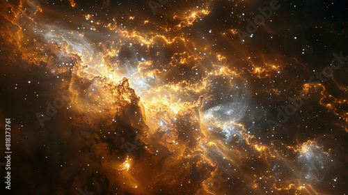 Macro Photo of a Stellar Formation Unveiling the Cosmic Splendor in Exquisite Detail
